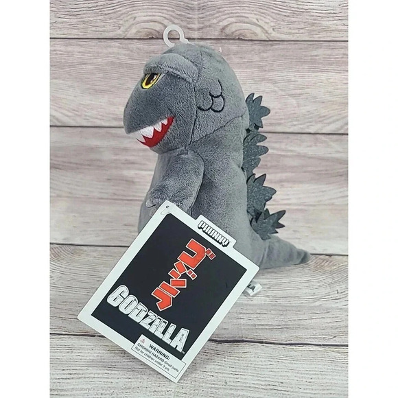 Kidrobot Phunny Plush Godzilla Monster Stuffed Animal Gray 7" 2019 New With Tags - Picture 2 of 6